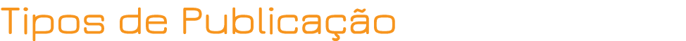 Tipos de Publicação